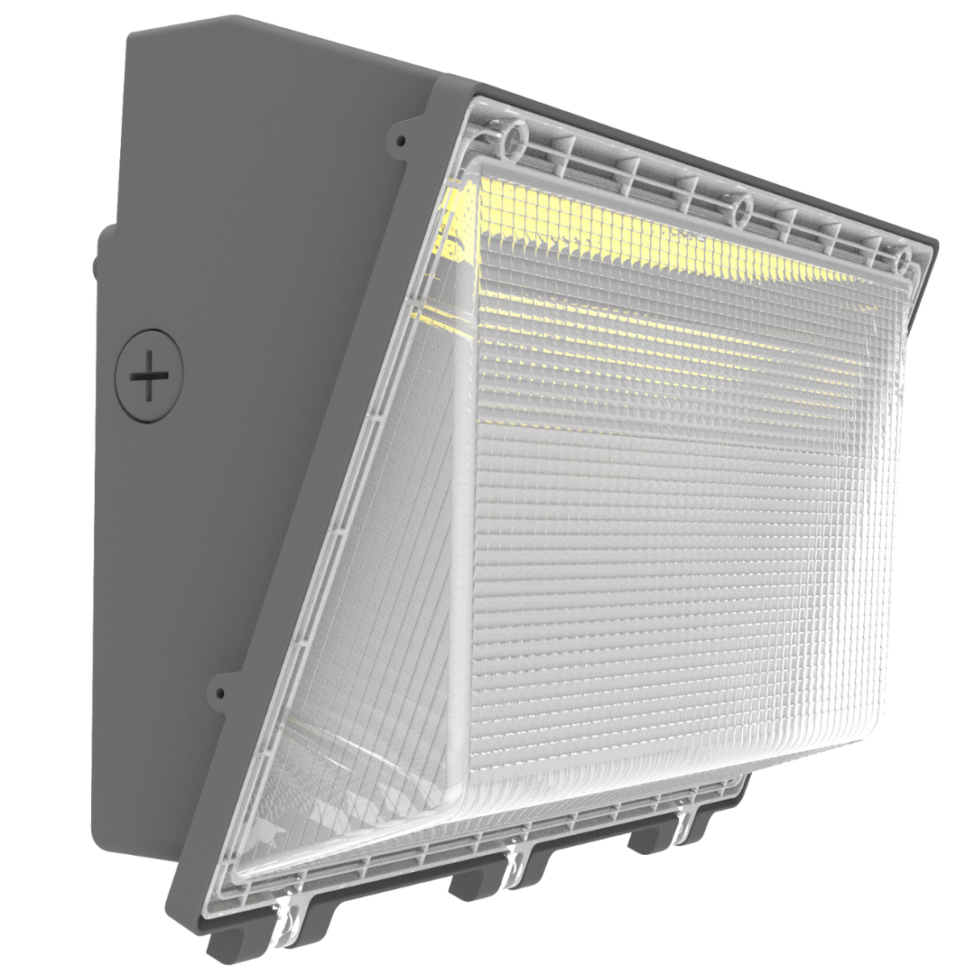 LED Non-Cutoff Wall Pack – Forward Throw, Selectable Wattage & CCT, DLC Premium