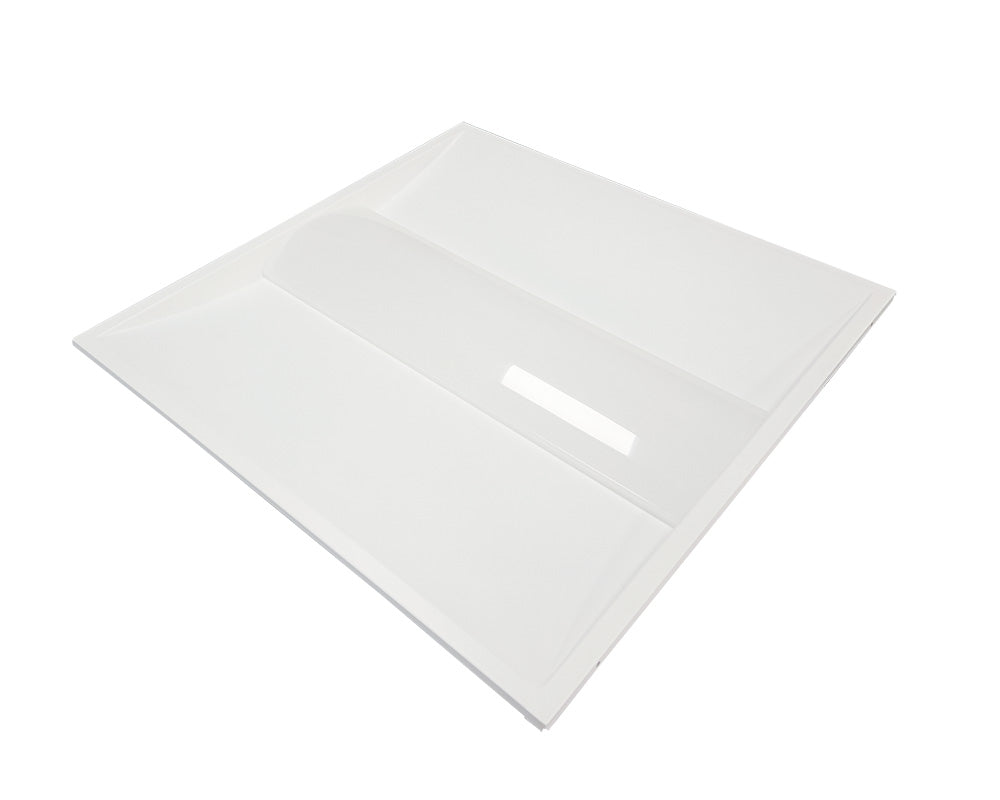 LED Lay-In Troffer Light – 5-Wattage & 5-CCT Selectable, 125 lm/W, Damp Rated, DLC Premium 4