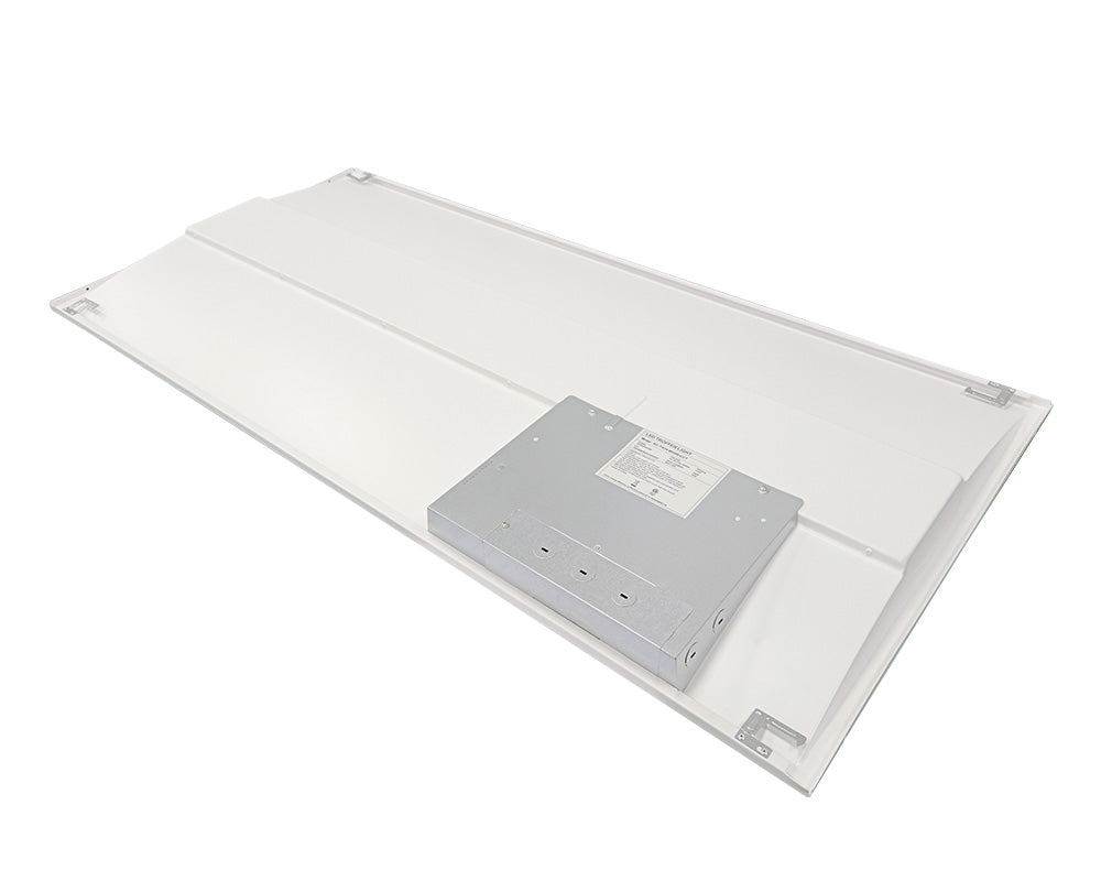 LED Lay-In Troffer Light – 5-Wattage & 5-CCT Selectable, 125 lm/W, Damp Rated, DLC Premium 8