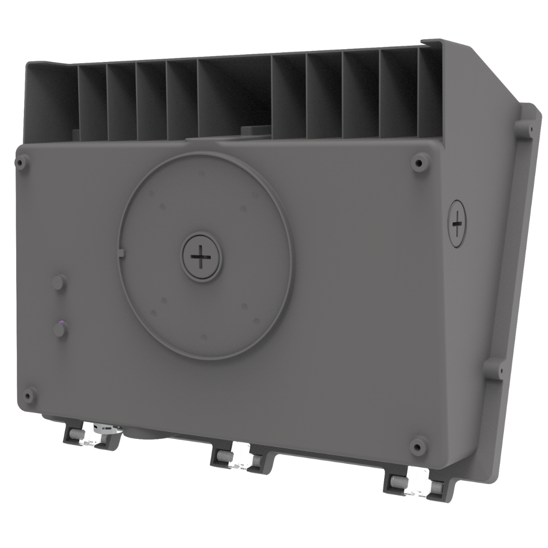 LED Non-Cutoff Wall Pack – Forward Throw, Selectable Wattage & CCT, DLC Premium 3