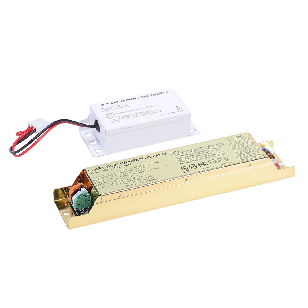 LED Emergency Battery Backup LED Driver – Wide-Range Output (VR2 Series), Self-Testing, UL 924 5