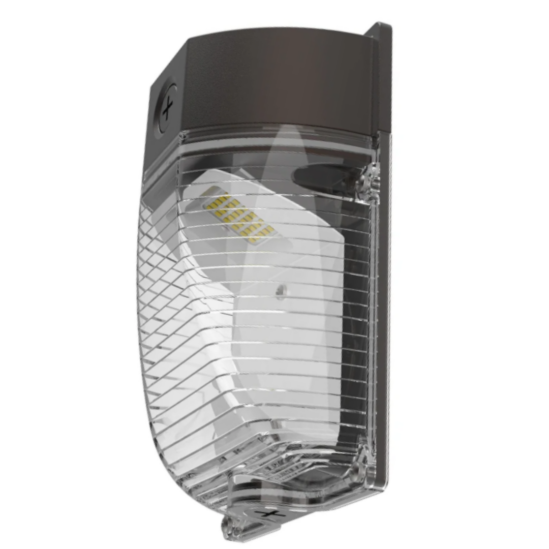 LED Mini Clear Lens Wall Pack – Single Wattage, Selectable CCT, Semi-Cutoff, IP65 3