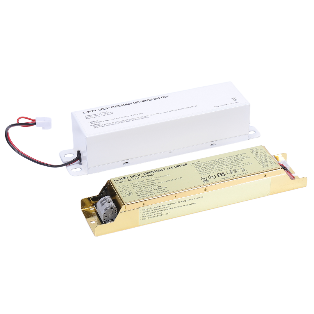LED Emergency Battery Backup LED Driver – Wide-Range Output (VR2 Series), Self-Testing, UL 924 7