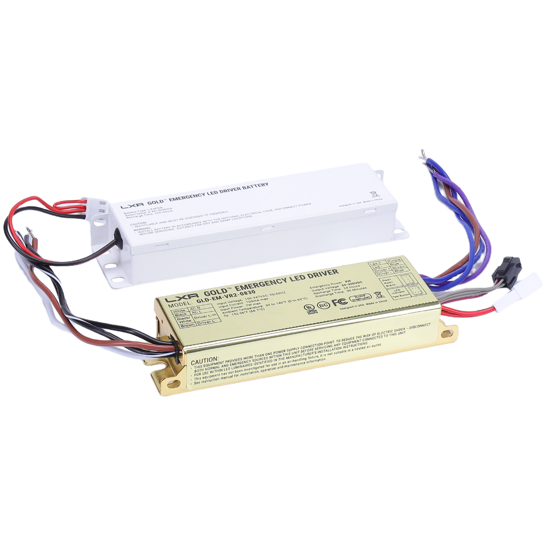 LED Emergency Battery Backup LED Driver – Wide-Range Output (VR2 Series), Self-Testing, UL 924 9