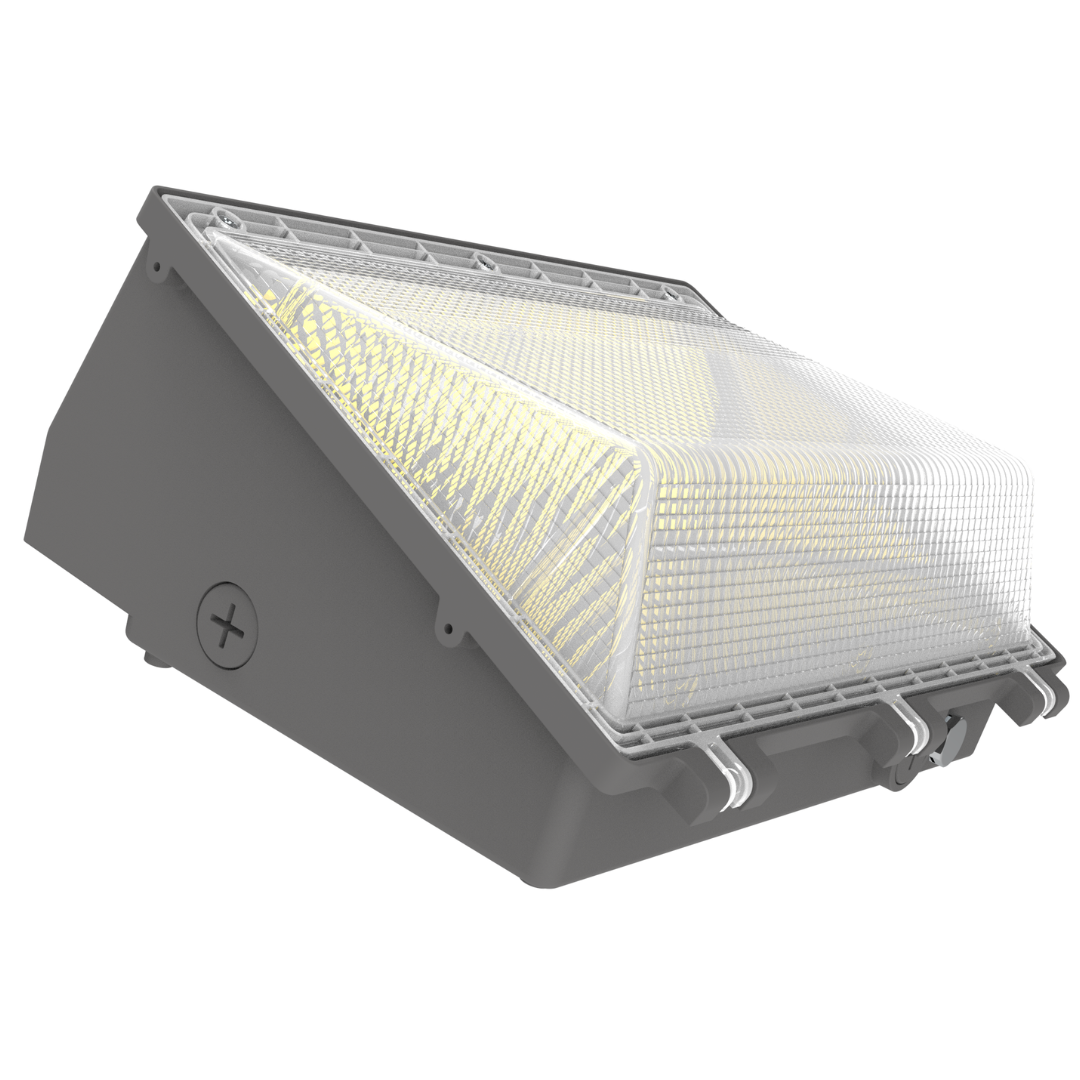 LED Non-Cutoff Wall Pack – Forward Throw, Selectable Wattage & CCT, DLC Premium 4
