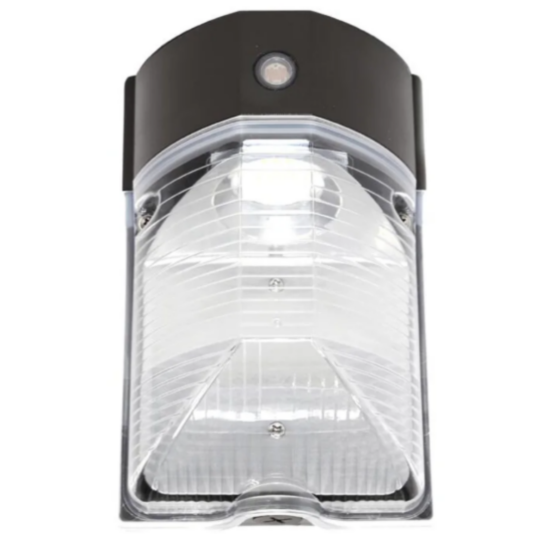 LED Mini Clear Lens Wall Pack – Single Wattage, Selectable CCT, Semi-Cutoff, IP65 4
