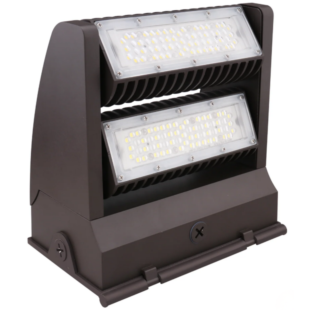 LED Rotatable Head Wall Pack – High Output, Adjustable Distribution, DLC Premium