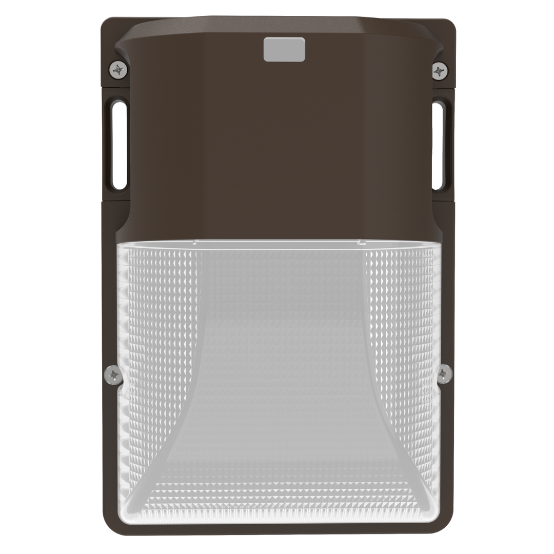 LED Mini Frosted Lens Wall Pack – Selectable Wattage & CCT, Semi-Cutoff, IP65 3