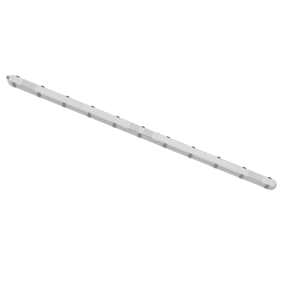 LED Vapor Tight Fixture – 8FT – 5-Wattage & 5-CCT Selectable, Wet Location, DLC Premium 7