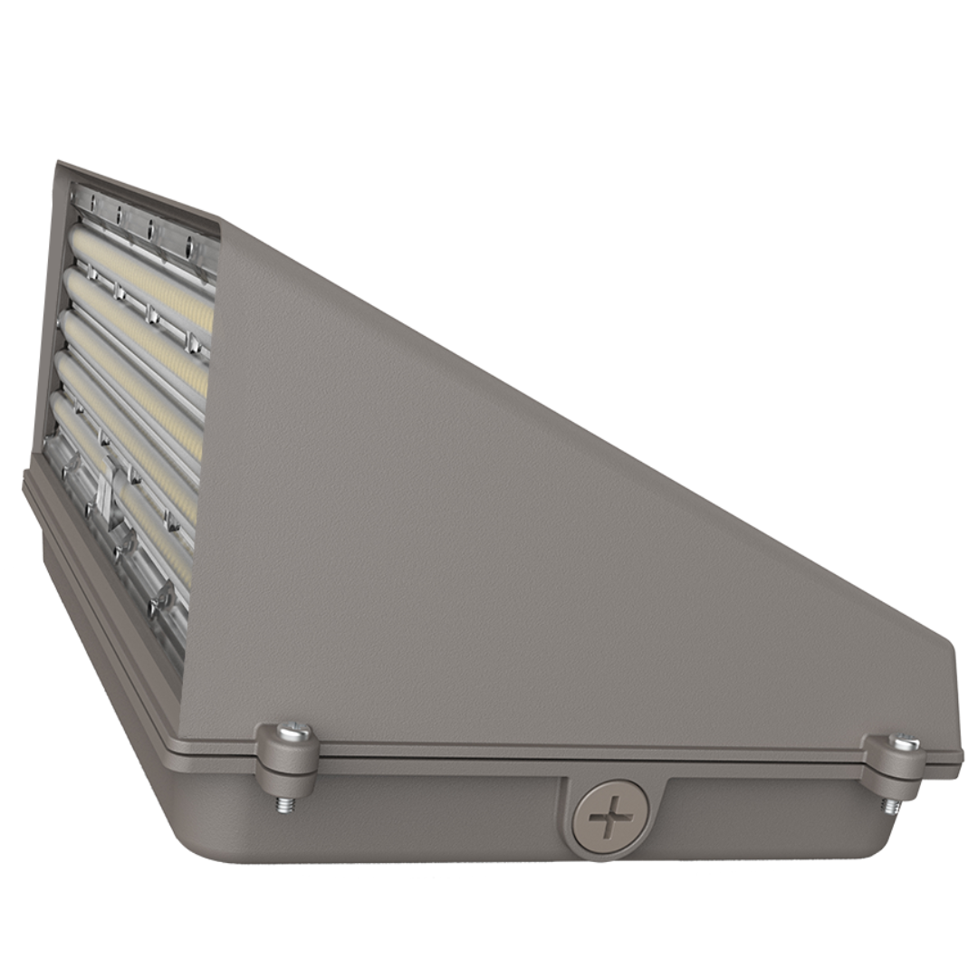 LED Full Cutoff Wall Pack – Downlight Only, Selectable Wattage & CCT, DLC Premium 7