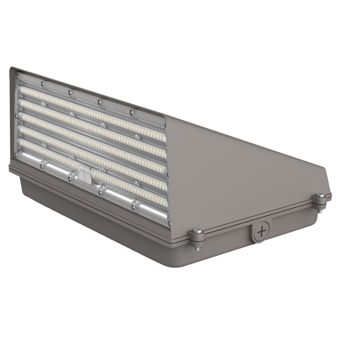 LED Full Cutoff Wall Pack – Downlight Only, Selectable Wattage & CCT, DLC Premium 9