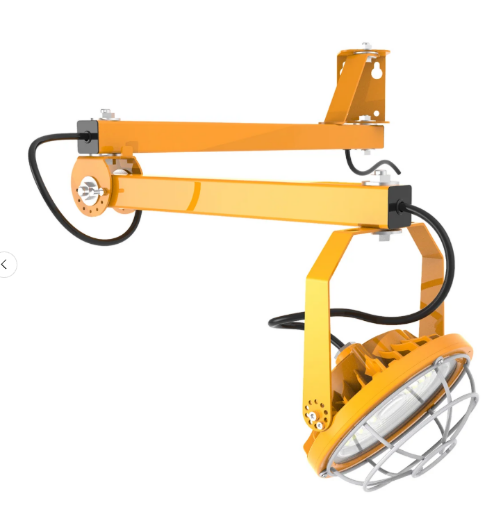 LED Loading Dock Light – Dual Arm Wall Mount, Adjustable Head, 30W 16