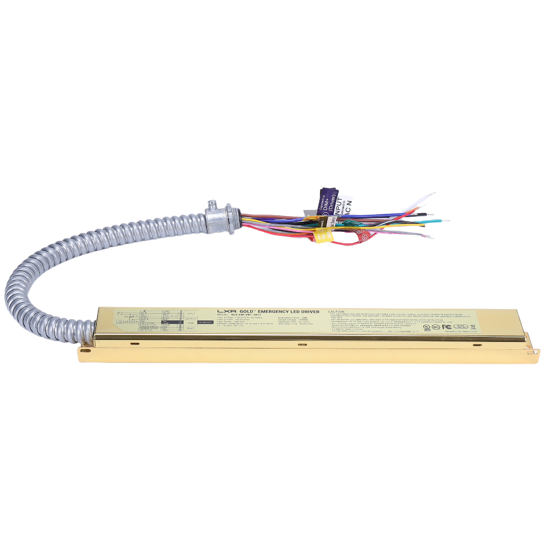 LED Emergency Battery Backup LED Driver – Fixed Output (VR1 Series), Self-Testing, UL 924 5
