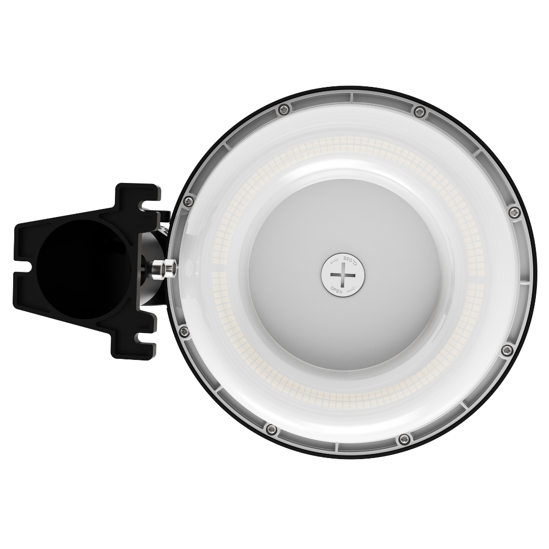 LED Area Light – Round Profile, Dusk-to-Dawn, Selectable or Fixed Wattage, Selectable CCT, 100W Max 8