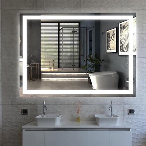LED Bathroom Mirror with Anti-Fog 35W F-MRMFB